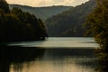 Ideal mixture of mountains, water and trees in Croatia