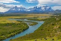 Torres del Paine Landscape, Patagonia, Chile Royalty Free Stock Photo