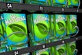 All Natural Products Ingredients Snack Vending Machine 3d Illustration