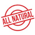 All Natural rubber stamp