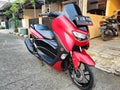 All new Yamaha Nmax red doff 2020 front view