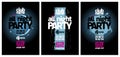 All Night Party design templates.