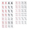 all poker cards Royalty Free Stock Photo