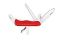All Purpose Red Swiss Knife Royalty Free Stock Photo