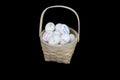 All retirement eggs in one basket Royalty Free Stock Photo