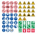 All safety signs