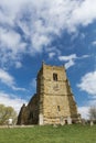 All Saints Church also known as the Rambler`s Church on the Viking Way, Walesby, Lincolnshire Wolds, UK - 7th April 2017 Royalty Free Stock Photo