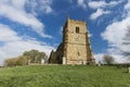 All Saints Church also known as the Rambler`s Church on the Viking Way, Walesby, Lincolnshire Wolds, UK - 7th April 2017 Royalty Free Stock Photo