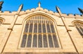 All Souls College University of Oxford detail of gothic architecture.