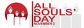 All Souls\' Day Vector illustration