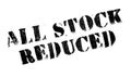 All Stock Reduced rubber stamp Royalty Free Stock Photo