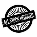 All Stock Reduced rubber stamp Royalty Free Stock Photo