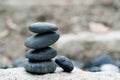 All the successful have a good support, zen stone, balance, rock, peaceful concept