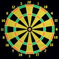 all in target darts game