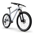 All Terrain Hardtail Mountain Bike Featuring Durable Lightweight Frame and Efficient Front Suspension Royalty Free Stock Photo
