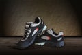All terrain pair shoes Royalty Free Stock Photo