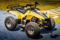 All Terrain Vehicle On Race Track Royalty Free Stock Photo