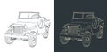 All terrain vehicle Royalty Free Stock Photo