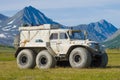 All-terrain vehicle `Trekol` close-up