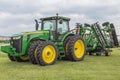 All-Wheel Drive John Deere 8285R Farm Tractor Royalty Free Stock Photo