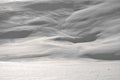 A large wall of white snow at high altitude Royalty Free Stock Photo