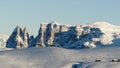 a wonderful landscape in the high mountains