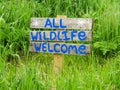 All Wildlife Welcome Sign