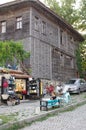 All wooden tall building in the old town Sozopol