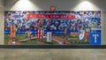 `All Y`All Can Eat` mural at Globe Life Field, home of the Texas Rangers in Arlington, Texas.