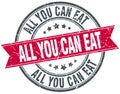 all you can eat stamp Royalty Free Stock Photo