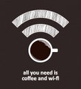 All you need is coffee and wi-fi