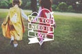 All You Need Is Love Heart Graphic Concept Royalty Free Stock Photo