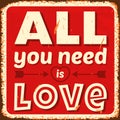 All you need is love Royalty Free Stock Photo