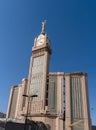 Allah is the greatest writer in Arabic. Mecca clock tower - mosque tower - in Mecca