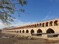 Allah Verdi Khan bridge in Isfahan,Iran