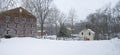 Allaire Winter Panorama Royalty Free Stock Photo