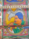 Allama iqbal on a decorated pakistani truck