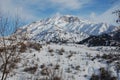 Allan Chimgan mountains in winter