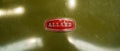 Allard Logo on Olive Green Car Hood Royalty Free Stock Photo