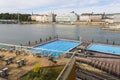 Allas Sea Pool in the center of Helsinki, Finland