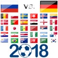 Russian soccer game national teams