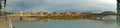Allegheny river panorama. Royalty Free Stock Photo