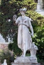 Allegorical statue of Summer, Piazza del Popolo in Rome Royalty Free Stock Photo