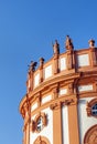 Allegories standing at the roof Royalty Free Stock Photo