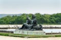 On the edges of the lakes at Versailles are bronze statues representing the rivers and streams of France. Here: Marne River