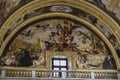 Valletta, Malta St John Roman Catholic Co-Cathedral interior art. Royalty Free Stock Photo