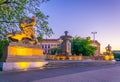 Allegory of wars an animals in Wroclaw, Poland...IMAGE