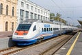 Allegro high-speed train in Saint-Petersburg Royalty Free Stock Photo