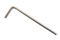Allen wrench isolated on white with clipping path Royalty Free Stock Photo