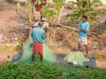 Alleppey fishermen, Kerala, India